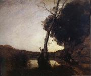 Corot Camille The morning star oil painting on canvas